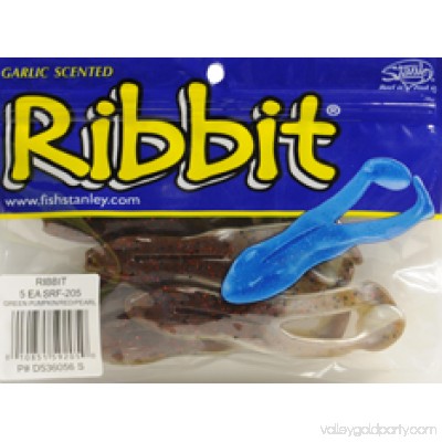 Stanley 4 Ribbit Rubber Frog Fishing Lure, 5 pack 551925731